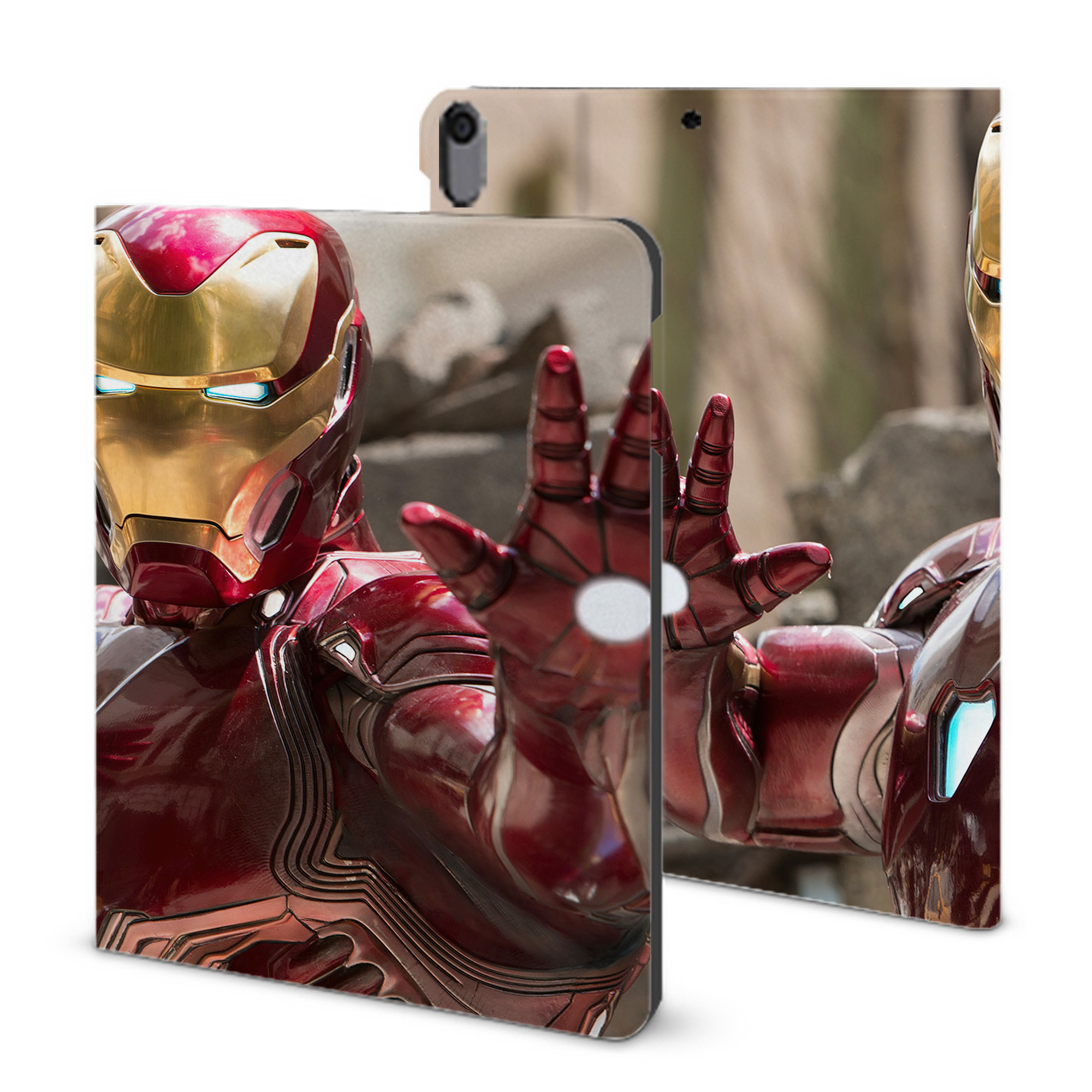 （画像用） アベンジャーズ The Avengers IPad ケース ブック型 PUレザー TPU 耐衝撃 軽量 薄型 ペン収納なし 全面保護 IPad 各モデル対応
